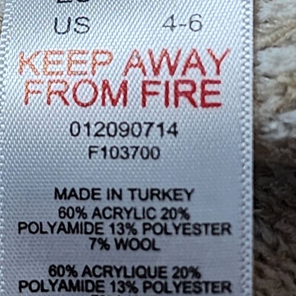 Topshop Fuzzy Brushed Animal Pattern Maxi Cardigan, Women's Small - Picture 5 of 5